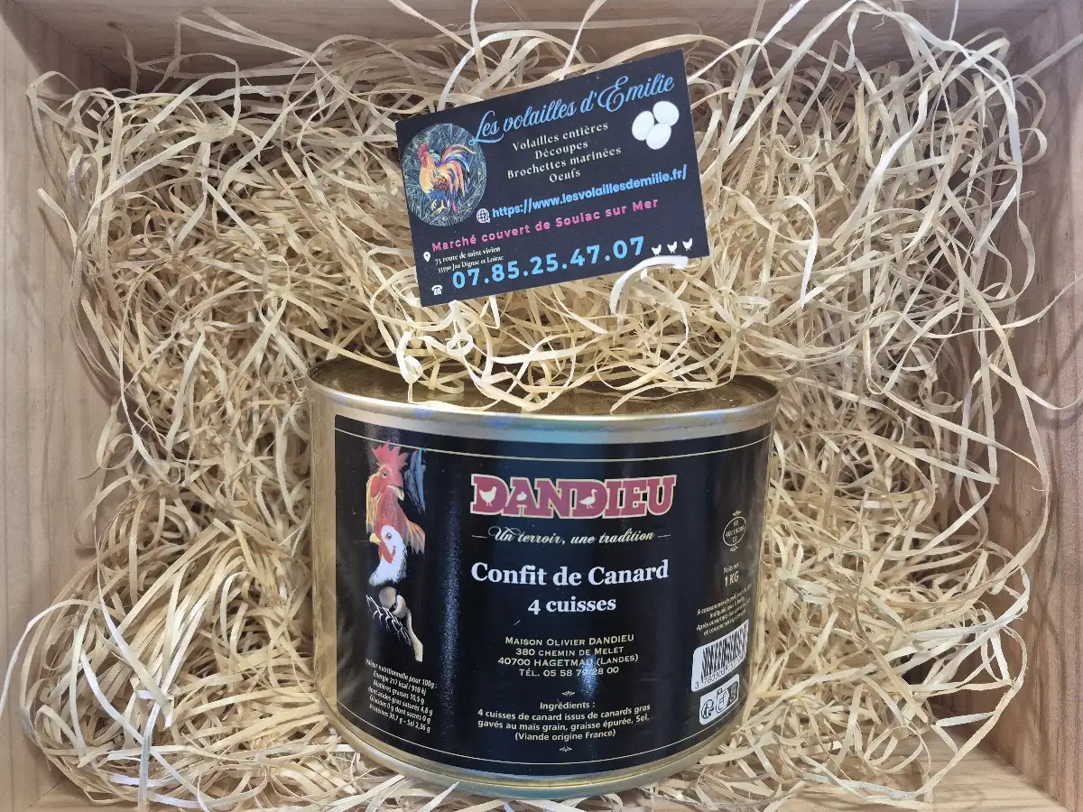 Confit de canard 4 cuisses